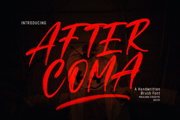After Coma Font for Creative Projects