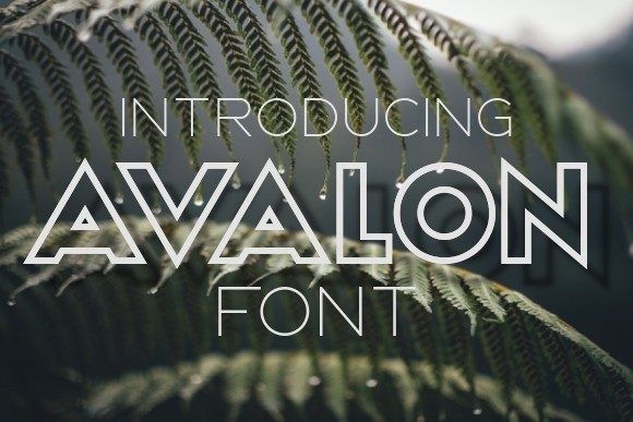 Avalon: A Bold Display Font for Editorial Design