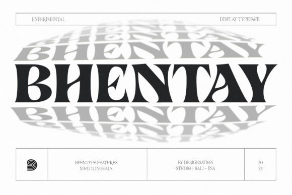 Bhentay: A Bold Display Font for Digital Marketing