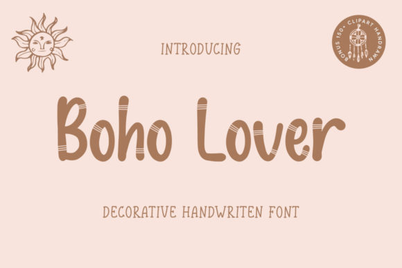 Boho Lover Font for Creative Projects