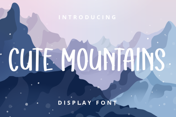 Cute Mountains Font Review