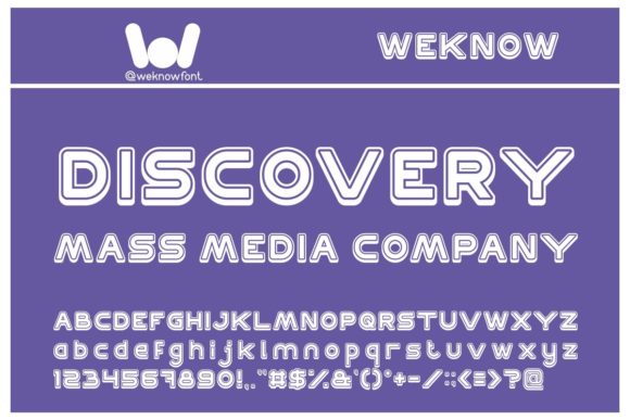Discovery Font for Editorial Design