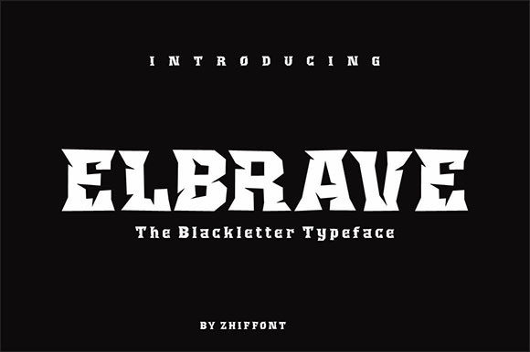 Elbrave: A Bold Display Font for Digital Campaigns