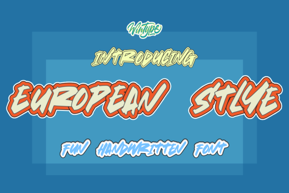 European Style Font Review: Street Art Vibe for Logos