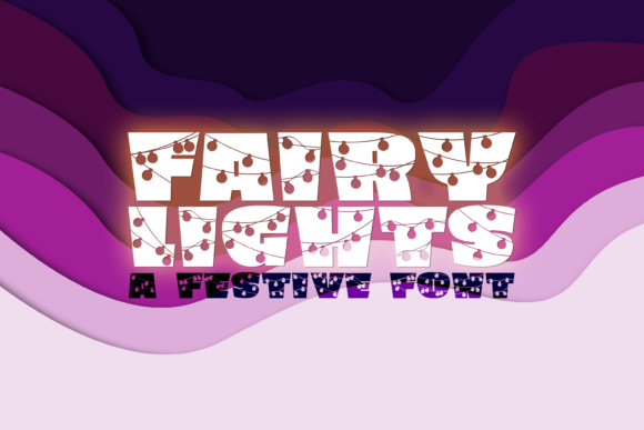 Fairy Lights Font for Business Branding