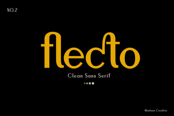 Flecto Font: Modern Display for Creative Projects
