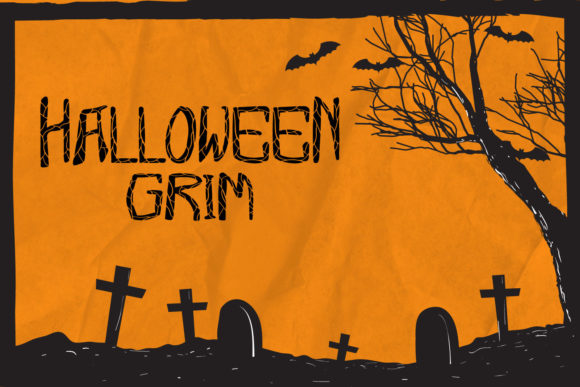 Halloween Grim Font for Web Design