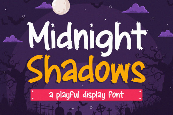 Midnight Shadows: A Brushed Display Font for Bold Branding