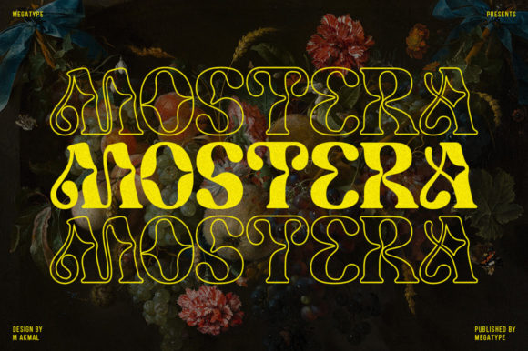 Mostera Font for Editorial Design