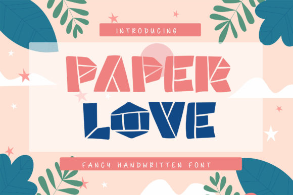 Paper Love Font for Creative Projects