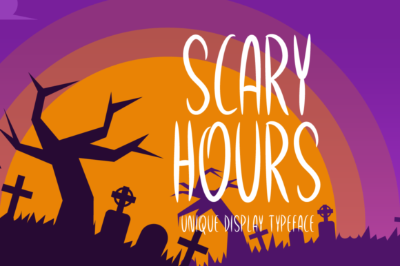 Scary Hours Font for Halloween Branding