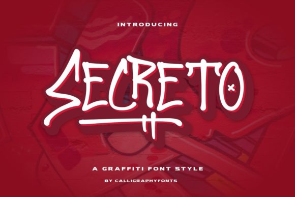 Secreto: A Dramatic Display Font