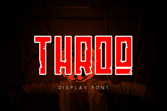 Throq: A Bold Halloween Font