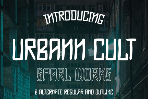 Urbann Cult: The Fun Display Font for Crafters