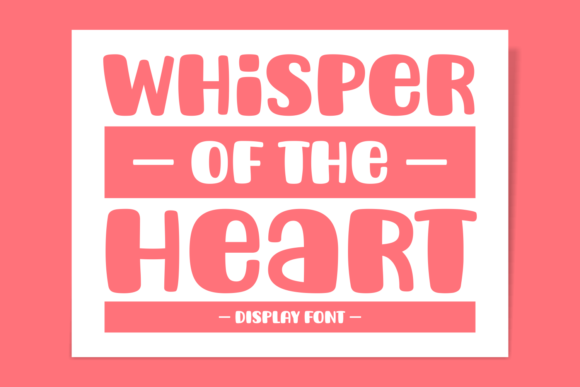 Whisper of the Heart Font